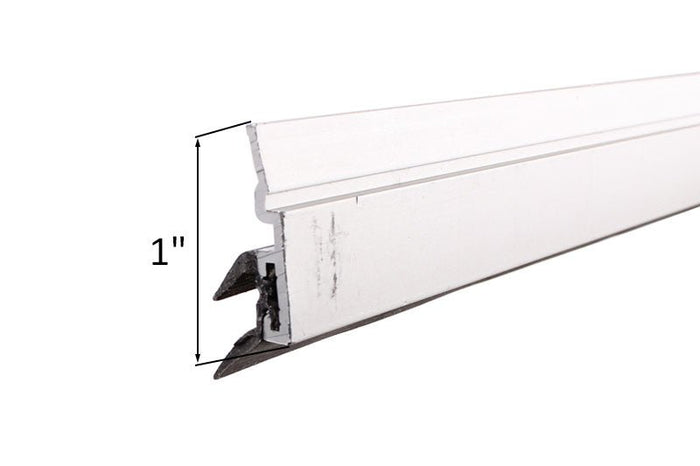 Kawneer Clear Anodized Glazing Stop with Weatherstripping for Storefronts - Reflect Window & Door