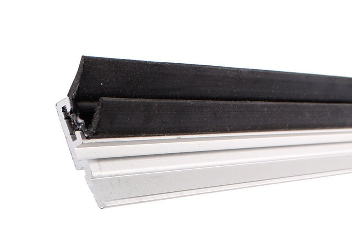 Kawneer Clear Anodized Glazing Stop with Weatherstripping for Storefronts - Reflect Window & Door