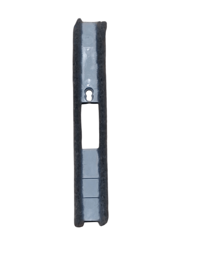 Kawneer Gray Radius Faceplate for MS Lock - Durable Commercial Door Hardware - Reflect Window & Door