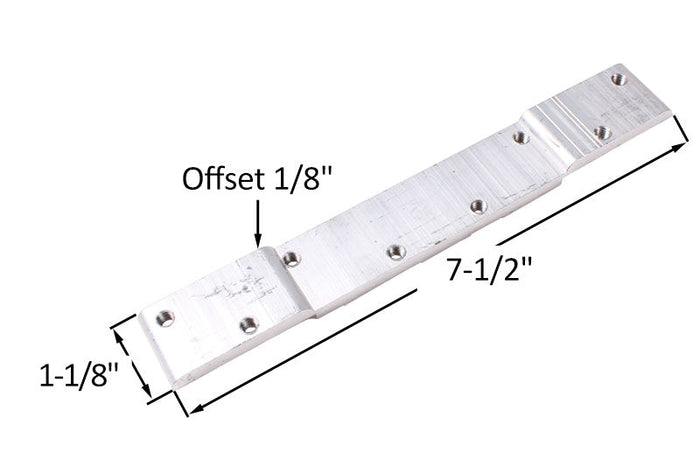 Kawneer Durable Hinge Backing Plate for Aluminum Storefront Doors - Reflect Window & Door