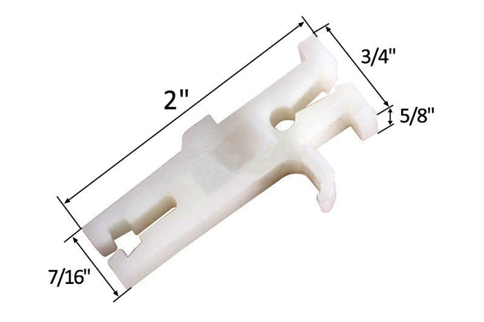 Kawneer Plastic Glazing Clip for Secure Aluminum Storefront Windows - Reflect Window & Door