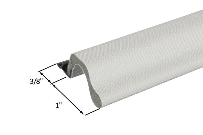 Entry Door White Kerf - Mounted Extended Reach Weatherseal – Compression Door Gasket for Enhanced Weatherproofing - Reflect Window & Door