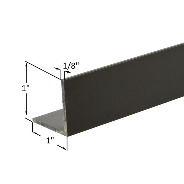 L - Angle 1" x 1" Medium Bronze Anodized Framing Bracket - Reflect Window & Door