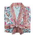 Laila Block Print Cotton Robe