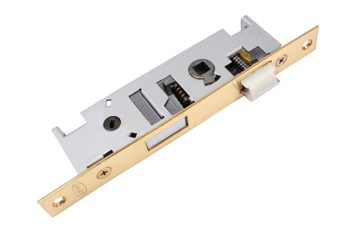 Larson Brass Mortise Style Latch for Residential Swinging Screen & Storm Doors - Reflect Window & Door