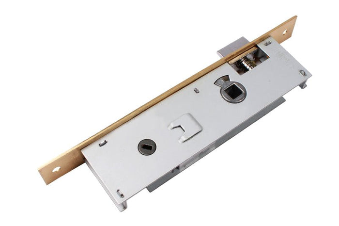Larson Brass Mortise Style Latch for Residential Swinging Screen & Storm Doors - Reflect Window & Door