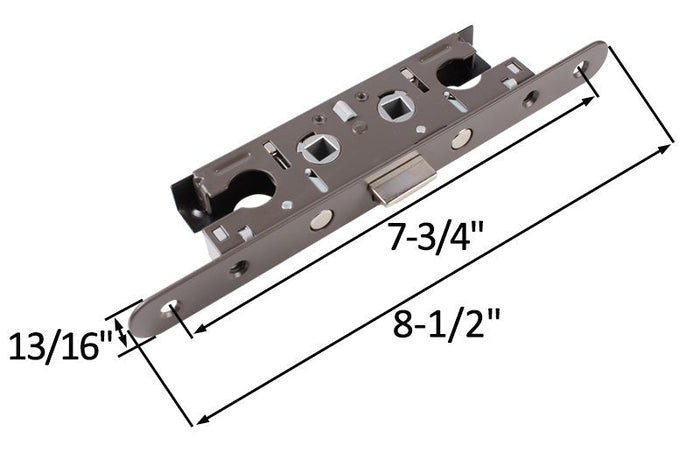 Larson Bronze Mortise Style Latch for Residential Swinging Screen & Storm Doors - Reflect Window & Door