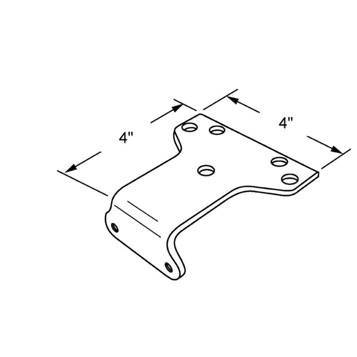 Commercial Aluminum Storefront Door Parallel Arm Bracket for 4040 LCN Closers - Reflect Window & Door