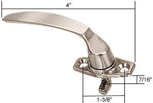 Left Hand Casement Window Locking Hardware – Heavy Bronze Cam Handle - Reflect Window & Door