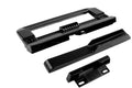 Sliding Glass Door Left Hand Black Surface Mounted Hook Style Handle 6 - 9/16" Screw Holes - Reflect Window & Door