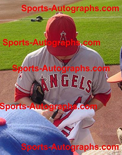 Mark Trumbo Los Angeles Angels Signed Autographed White #44 Jersey 1961 Angels Patch JSA COA