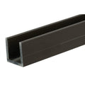 Medium Bronze Anodized U - Channel 1/2" x 1/2" - Reflect Window & Door