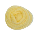 MERINO WOOL ROVING - SUNFLOWER YELLOW