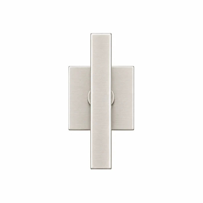 Modern T-Bar Thumb Turn Door Handle Set – 100mm Square Bar with 62mm Square Rosette | Stainless Steel 304