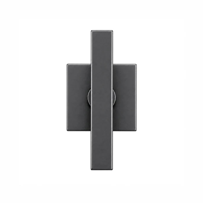 Modern T-Bar Thumb Turn Door Handle Set – 100mm Square Bar with 62mm Square Rosette | Stainless Steel 304