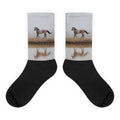 Mystical Beauty - Black foot socks