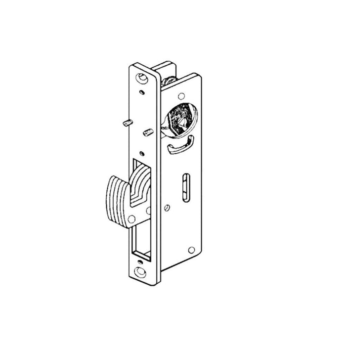 Narrow Stile Hook Latch Deadlock with 31/32" Backset - Reflect Window & Door