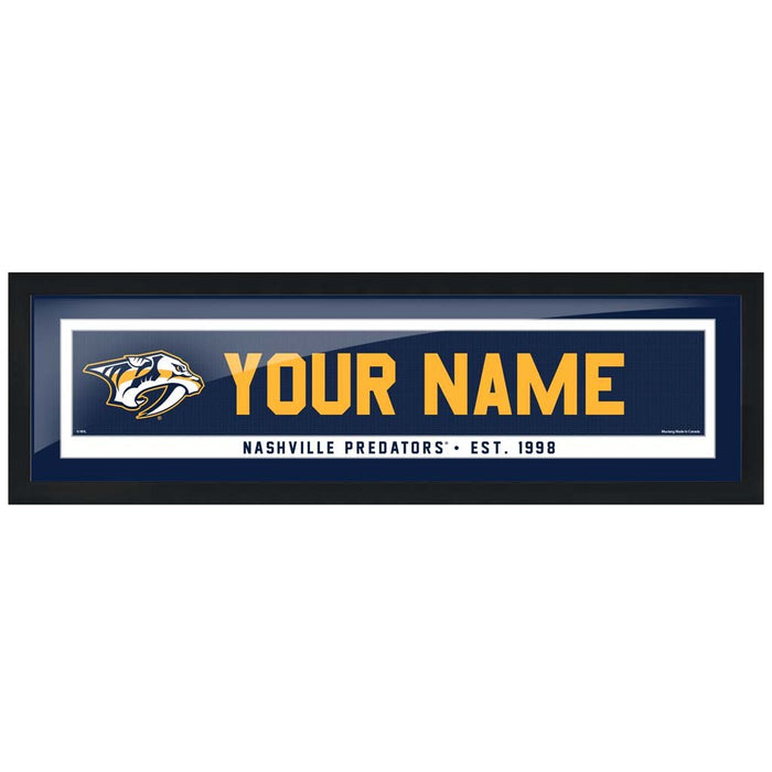 Nashville Predators - 6x22 Team Personalized Pic Frame