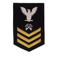 Navy E6 FEMALE Rating Badge: Logistics Specialist - New Serge for Jumper