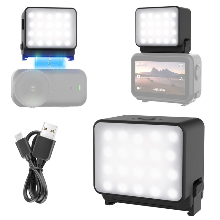 NEEWER BASICS M28 Magnetic Vlogging Light For DJI Osmo Nano/Action 6