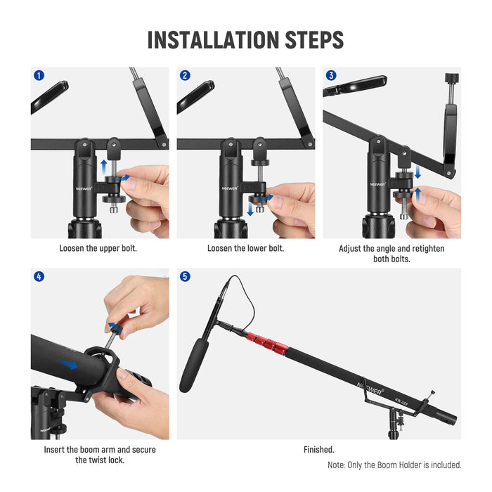 NEEWER CM-NA-2 Mic Boom Pole Support Holder