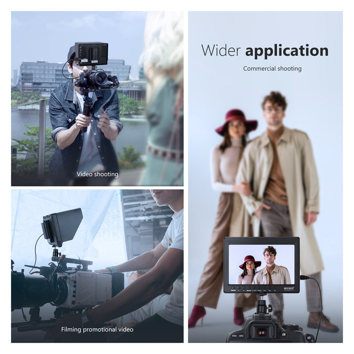 Wide Applications of the NEEWER F100 External Camera Monitor