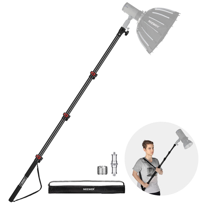 NEEWER MS-230C 7.5ft/230cm Boom Pole Stand