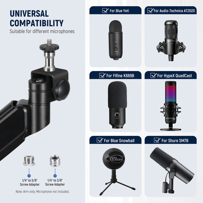 All Metal Desktop Low Profile Stand