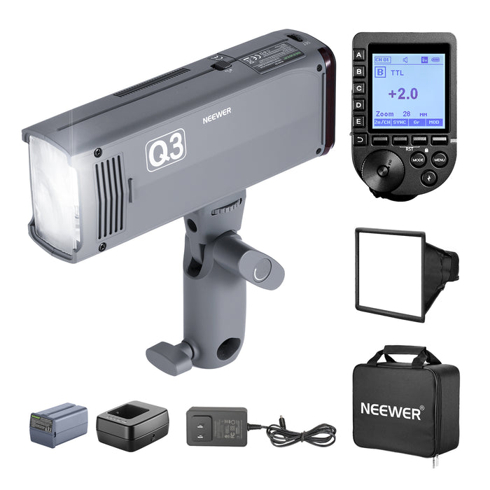 NEEWER Q3 200Ws Strobe Light With QPRO Trigger
