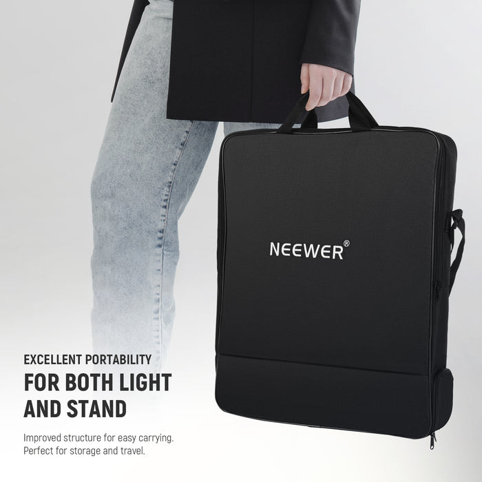 NEEWER RP18B Pro Ring Light Kit is portable.