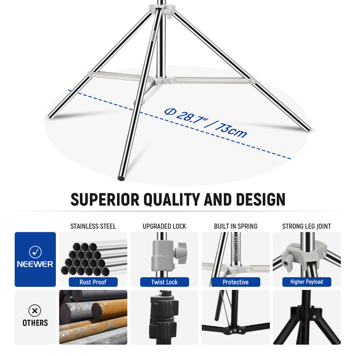 NEEWER ST-190SS Photography Lamp Stand VS. Others