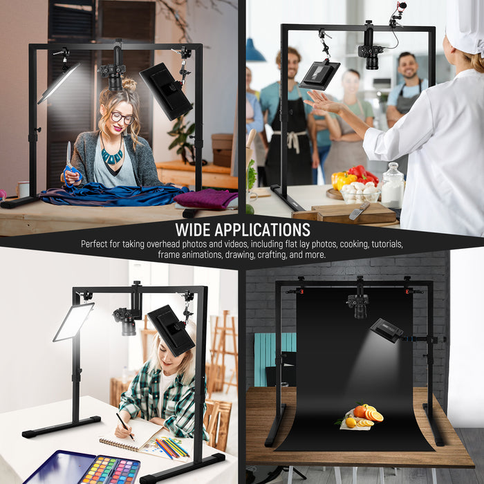 Wide Applications of the NEEWER ST100 Overhead Camera Mount Rig