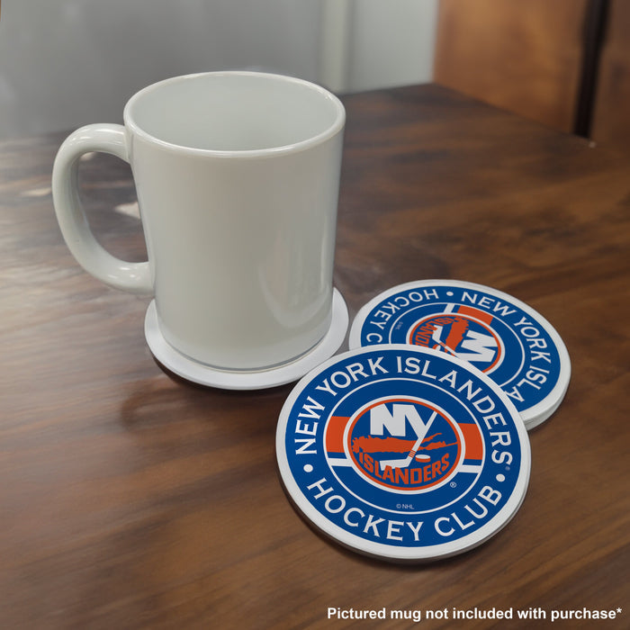 New York Islanders 8pk Coaster Stripe Design Set