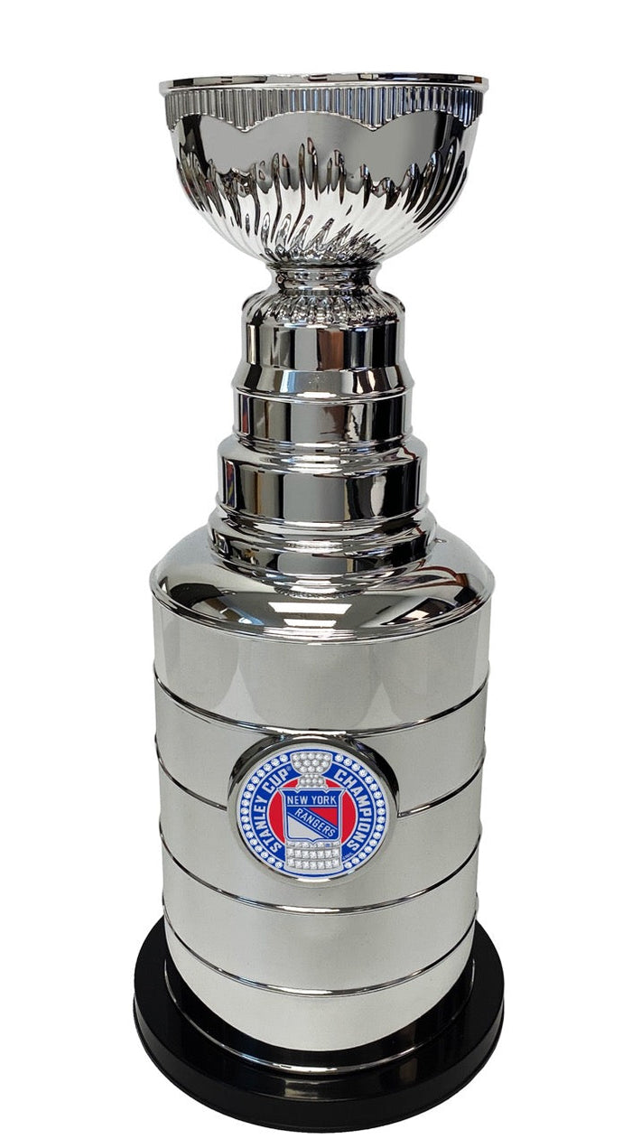 New York Rangers Stanley Cup Coin Bank with Trimflexx
