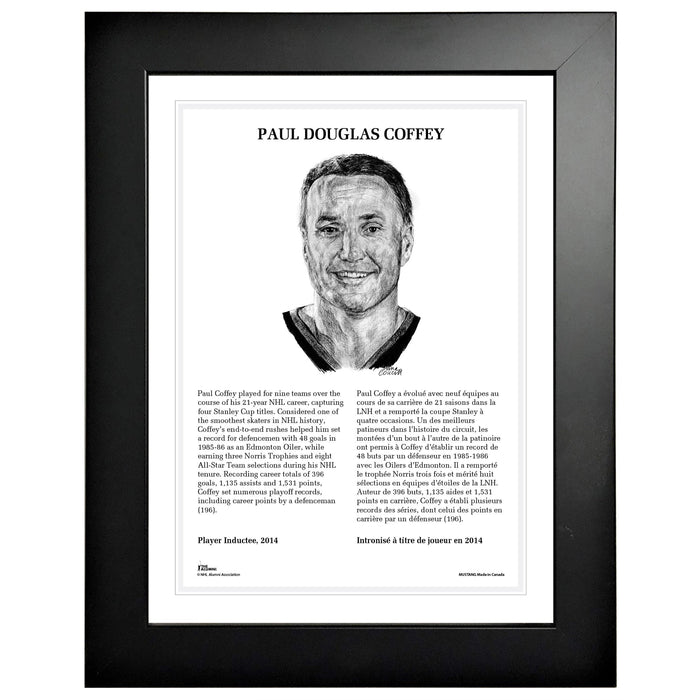 NHL Legends | 12" x 16" Frame | 2004 Paul Coffey