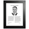NHL Legends | 12" x 16" Frame | 2004 Paul Coffey