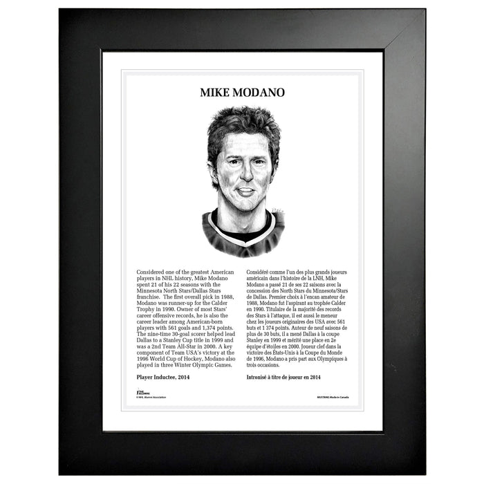 NHL Legends | 12" x 16" Frame | 2012 Mike Modano