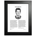 NHL Legends | 12" x 16" Frame | 2012 Mike Modano