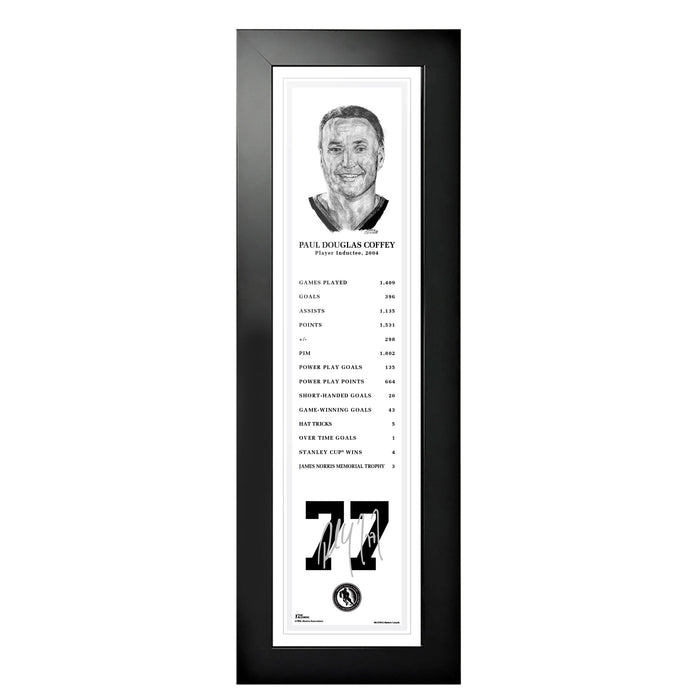 NHL Legends | 6" x 22" Frame | 2004 Paul Coffey