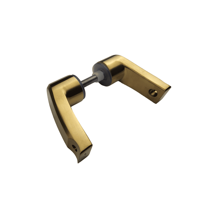 Offset Mount Mid-Post Attachment - for Round  Ladder Pulls Stainless Steel 304 PVD Gold (2pairs)