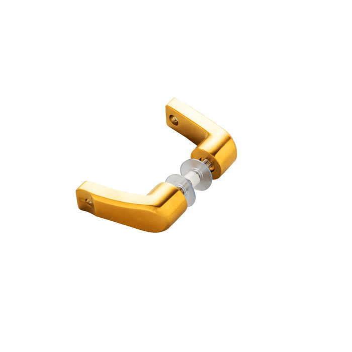 Offset Mount Mid-Post Attachment - for Round  Ladder Pulls Stainless Steel 304 PVD Gold (2pairs)