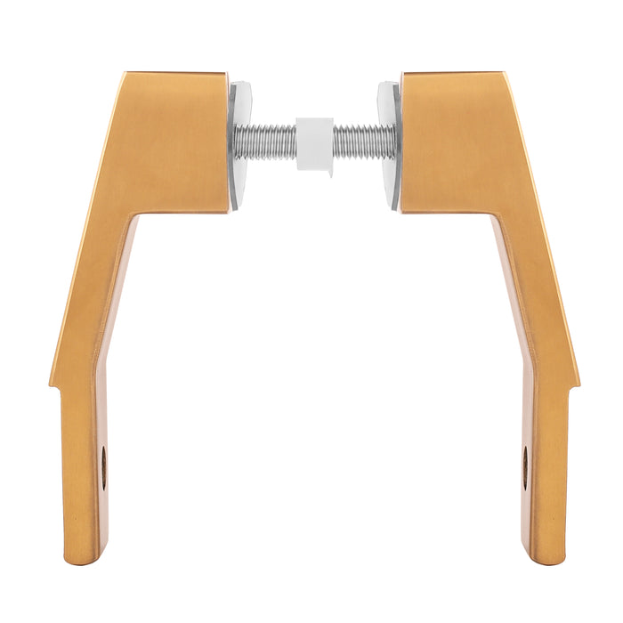 Offset Mount Mid-Post Attachment – for Rectangle Ladder Pulls Stainless Steel 304 PVD Gold (2pairs)