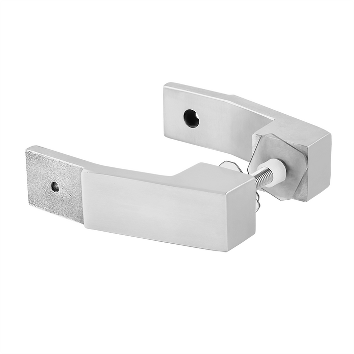 Offset Mount Mid-Post Attachment – for Square Ladder Pulls Stainless Steel 304 Satin Steel (2pairs)
