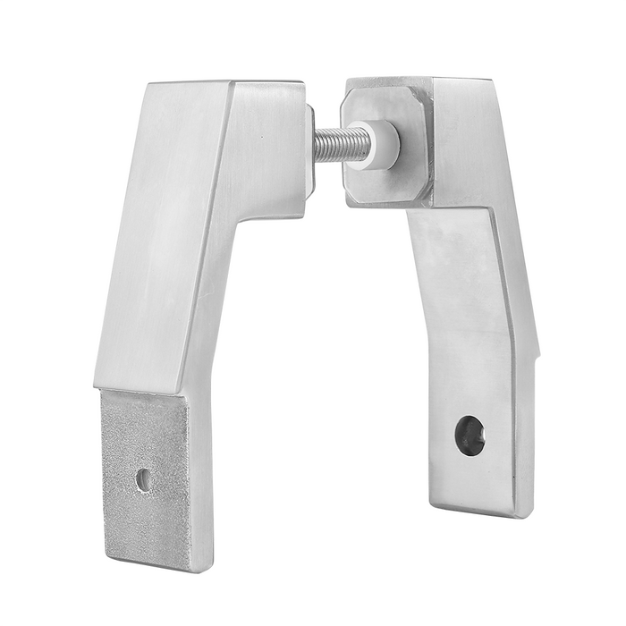 Offset Mount Mid-Post Attachment – for Square Ladder Pulls Stainless Steel 304 Satin Steel (2pairs)