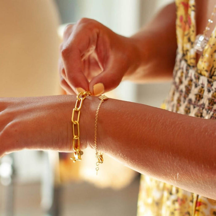 Paperclip Chain Bracelet