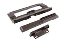 Patio Door Brown Surface Mounted Hook Style Handle 6 - 9/16" Screw Holes for Stanley Doors - Left - Reflect Window & Door
