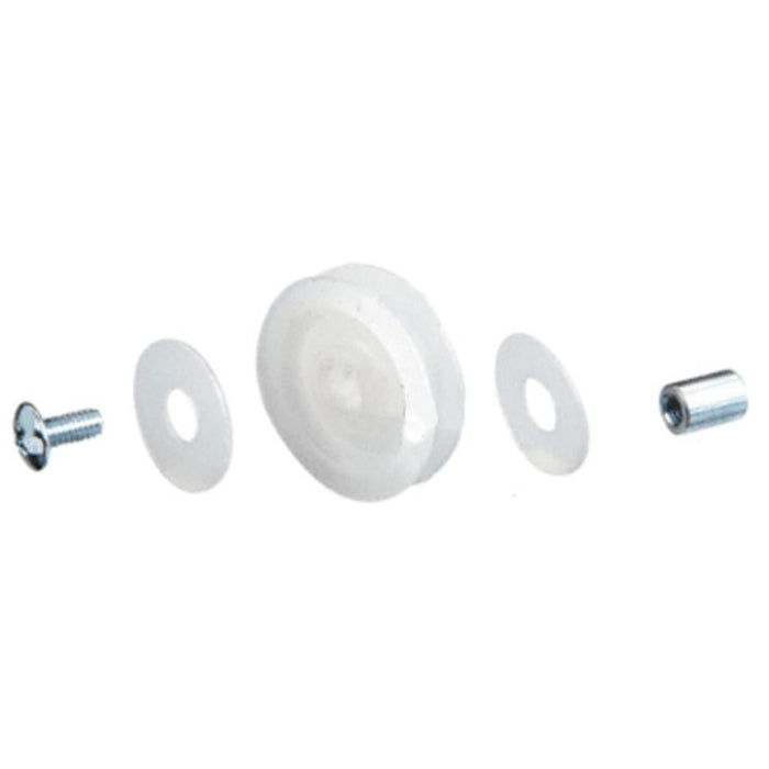 Patio Screen Door 1 - 1/4" Nylon Roller With Medium 3/16" Center Groove - Reflect Window & Door