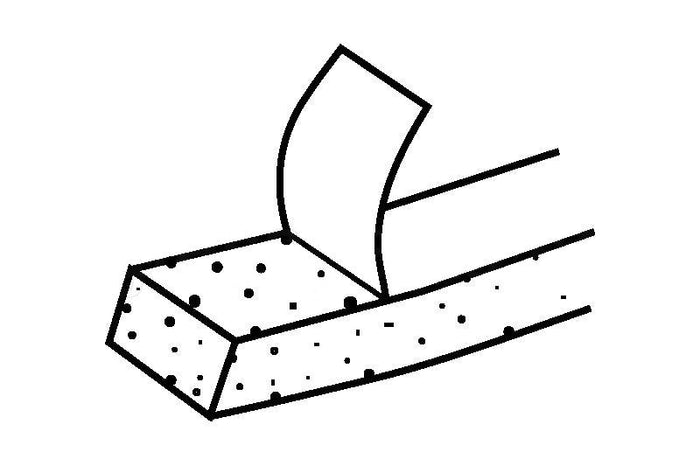 Perma - Stick 1/4" x 1/2" Open Cell Foam Tape – One Side Adhesive, Weather - Resistant - Reflect Window & Door