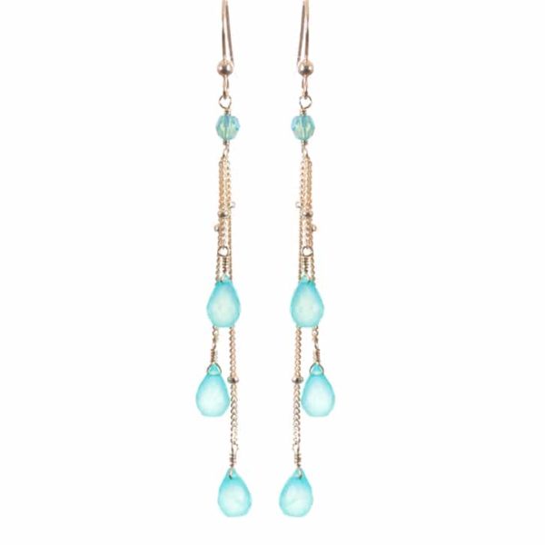 'Persephone' 14K Gold Earrings - Wilson Lee