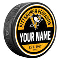 Pittsburgh Penguins Puck - Personalized